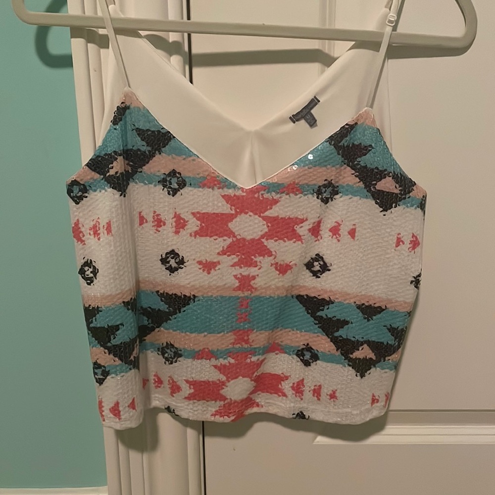 Sequined Tank Top